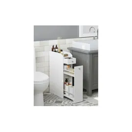 VASAGLE Midischrank 18 x 70 cm Weiß