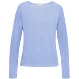 Buffalo V-Ausschnitt-Pullover Damen blau meliert Gr.32/34