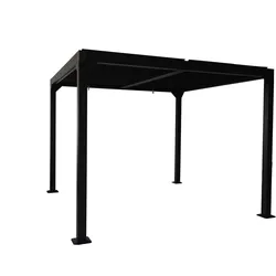 Pavillon Lamellendach Gartenzelt Gartendach Dubai II 3x3m Aluminium