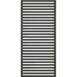 Plus Sichtschutzelement Tokyo 83 x 180 cm Umbragrau/Holz