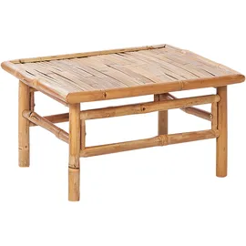 Beliani Gartentisch 64 x 55 x 20 cm Braun