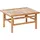 Beliani Gartentisch 64 x 55 x 20 cm Braun