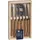 Laguiole Jean Dubost Messerset 6-tlg. Olivenholz Braun