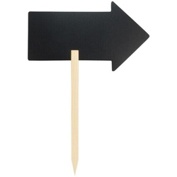 Securit Einsteckschild »Arrow« schwarz, 67x49.2 cm
