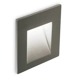 Ideal Lux LED Outdoor Wandeinbauleuchte BIT, 2W, 3000K, 215lm, anthrazit IDEA-269009