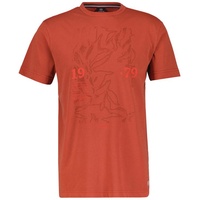 LERROS T-Shirt LERROS T-Shirt mit Brust-Print rot XL