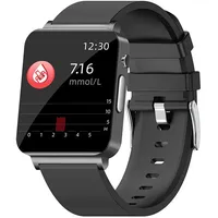 Smartwatch,1.72 Zoll Touchscreen ,Sportmodi Fitnessuhr mit Pulsmesser, Schlafmonitor, Schrittzähler,IP67 Wasserdichte,(Schwarz)