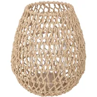 Atmosphera - Teelicht Etel Metall - H23 cm - Beige