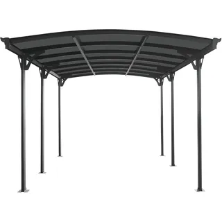 Floraworld Carport mit gewölbtem Dach 300 x 505 x 212/238 cm anthr.