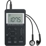 Tragbares Am/fm-taschenradio, Vr-roboter, Mini-digitalmusikplayer Mit Akku, Kopfhörern Und Bildschirmsperre – Ideal Zum Spazierengehen, Joggen Und Für Fitnessaktivitäten.