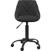 vidaXL Bürostuhl Samt Schwarz