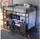 stilvora Hochbett 140 X 200 Cm, Doppelbett Mit Schreibtisch, Schubladen, Regalen, Gitter, Led Und Usb, Ohne Matratze