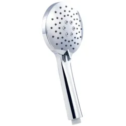 WELLWATER Handbrause »Canola«, 3 Strahlarten, chromfarben - silberfarben
