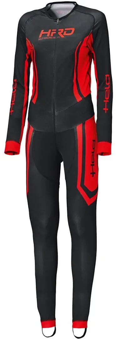 Held Race Skin Pro 1-Teiler Unteranzug, schwarz-rot, Größe S für Männer