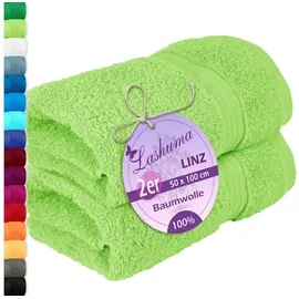 Lashuma Linz Handtuchset 2-tlg. grün