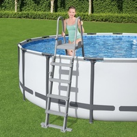 Ankonbej Bestway Flowclear 4-stufige Sicherheits-Poolleiter 132 cm