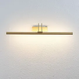 LINDBY LED Wandleuchte Wandlampe Innen Mailine aus Metall, Modern / 69 cm messing für Wohnzimmer, / Esszimmer, Von Lindby