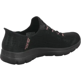 SKECHERS Summits Black Mesh / Black / Rose Gold Trim 39