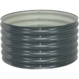 vidaXL Garten-Hochbeet verzinkter Stahl