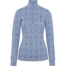 KARI TRAA Damen Rose Half Zip Longsleeve (Größe S, blau)