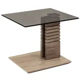 58 aufm Kessel BEISTELLTISCH Celinka 55x47x47 höhenverstellbar Wildeiche/Parsol | Gr.: onesize