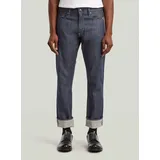 G-Star Mosa Straight Selvedge Jeans - Dunkelblau - Herren, - 34-32