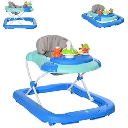 Bertoni Lauflernhilfe Green Garden Spielcenter, Musikfunktion, Treppenstopper blau