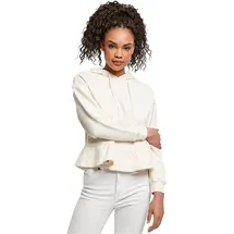 URBAN CLASSICS Ladies Organic Volants (big ) Sweatshirt White 5XL