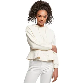 URBAN CLASSICS Ladies Organic Volants (big ) Sweatshirt White 5XL