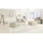 s-style möbel Fußhocker Renne Cord 93 x 46 x 73 cm Beige