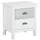 OTTO home Nachtschrank Pilatus 45 x 35 x 50 cm Weiß