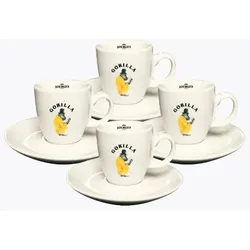 Gorilla Espresso Tassen 4er Set