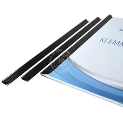 Klemmschienen, A4, Füllhöhe 3mm, schwarz