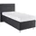 Westfalia Schlafkomfort Boxspringbett, wahlweise mit LED-Beleuchtung, grau