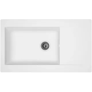 weiß + Handbetätigung