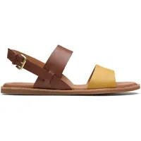 Clarks Damen Karsea Strap Sandal, Tan Combi, 38 EU - 38 EU