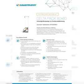 Sauermann Neu - Delta Pack 80x60 (Signalweiß)