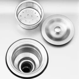 Royal Catering - 1 Becken - - Edelstahl - 500 x 60 cm