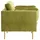 VCM Sessel Boom Textil 110 x 84 x 86 cm Grün/Gold mit Kissen