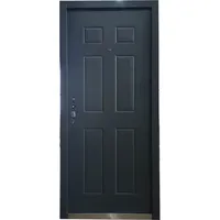 5 Sterne Sicherheitstür, Wohnungstür, Haustür, Stahltür anthrazit/ linker Anschlag - Grau