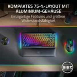 Razer BlackWidow V4 75% hot-swap, Razer ORANGE Tactile Gen-3, USB, EN (RZ03-05000400-R3E1)