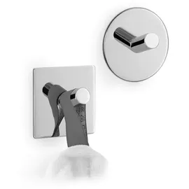 Zack DUPLO Handtuchhaken Edelstahl Silber/Weiß 40072