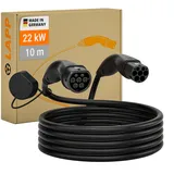 Lapp STANDARD Mode 3, schwarz, Ladekabel E-Auto, 22 kW, Kabellänge: 10 m