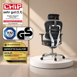 HJH Office Ergohuman Ultra L Gen2 Leder Schwarz