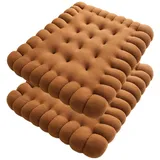 Yahbrra Kissen, Bodenkissen, Meditationskissen, Sitzkissen für Spielzimmer, Sitz, Balkon, Quadrat Sitzkissen Sitzerhöhung Sitzkissen Weich(Square-Coffee,2 Pack (40 * 40 * 8cm))