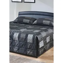 Westfalia Schlafkomfort Tagesdecke 297 x 250 cm Beige/Grau/Rot/Schwarz