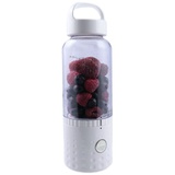 Vitaliano tragbarer Smoothie Maker to go, 500ml, wechselbare Flasche, USB, spülmaschinenfest, leichter Mixer für Frische unterwegs, dt. Anleitung