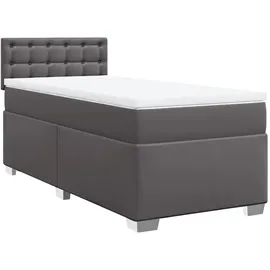 vidaXL Boxspringbett 80 x 200 cm Grau