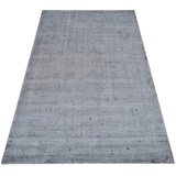 my home Teppich »Shirley, handgewebter Viskose-Teppich, farblich changierend«, rechteckig, 28931752-1 grau 12 mm
