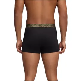 Under Armour Performance Cotton Trunks Schwarz/Grün L 3er Pack